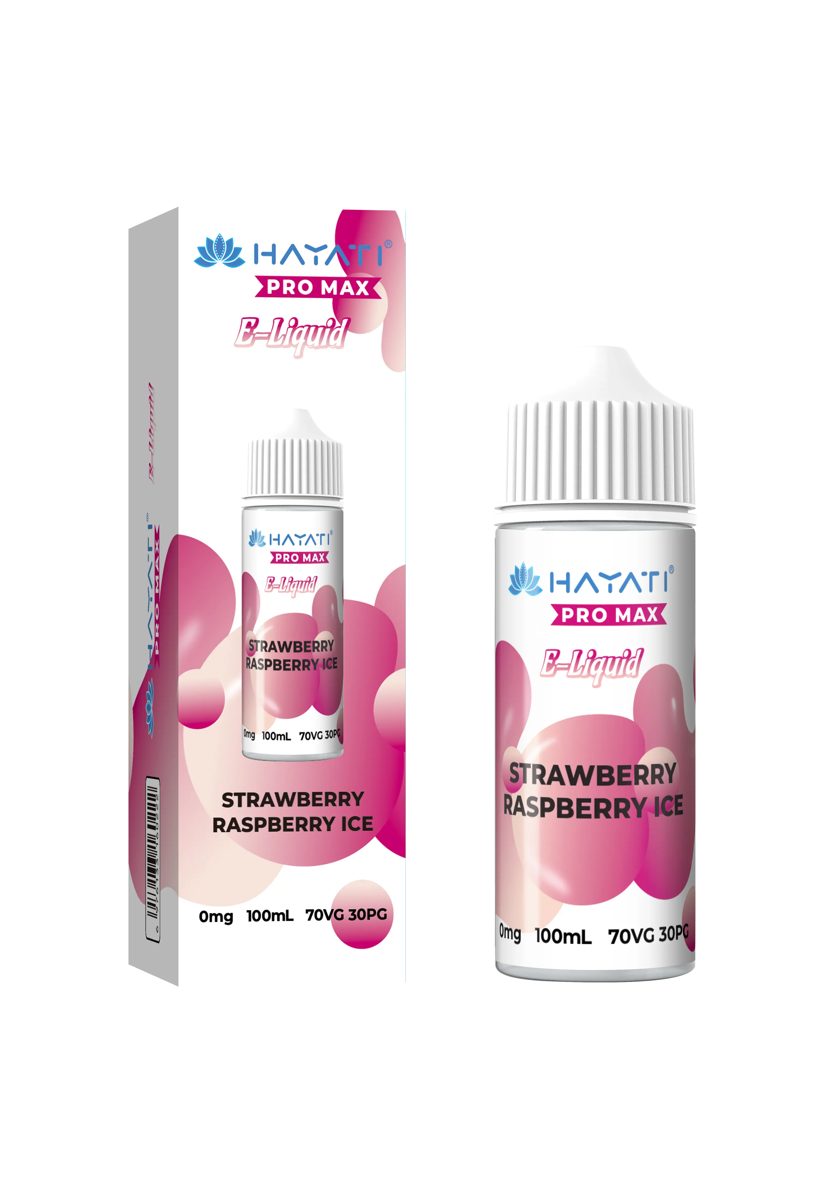 Product Image of Hayati Pro Max Eliquid - Strawberry Raspberry Ice - 100ml